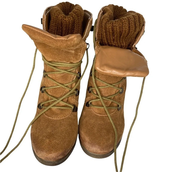 White Mountain "Seguy" Chestnut Wedge Bootie. Sz: 9M - Picture 7 of 10